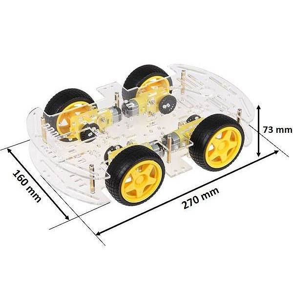 Smart car sale chassis 4wd